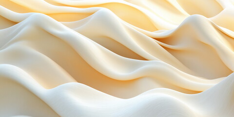 Obraz premium Wavy lines reminiscent of sand dunes rendered in p_007