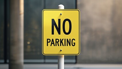 No parking sign