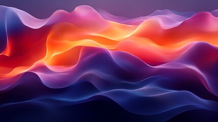 Obraz premium Abstract colorful wavy background. (1)