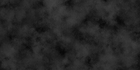 Abstract background with black paper texture and white watercolor painting background, Black grey Sky with grey cloud