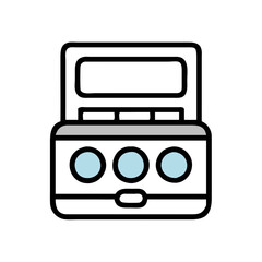 make-up box icon design