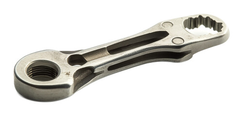 Obraz premium Cycling Pedal Wrench Key for Easy Pedal Removal - Isolated on White Background