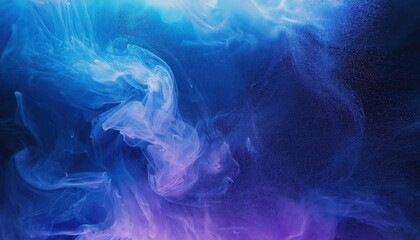 Obraz premium ethereal blue and purple abstract fluid art with swirling textures, perfect for digital backgrounds, banners, or creative designs