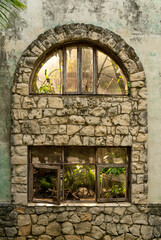 old stone window