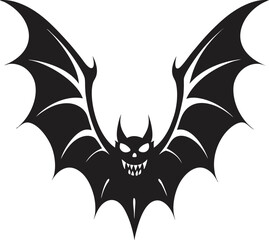 bat silhouette vector illustrations