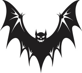 bat silhouette vector illustrations