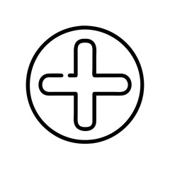 plus sign icon design