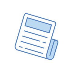 Newspaper vector icon