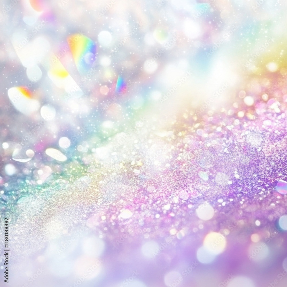 Aufkleber A blurry image of a vibrant rainbow-colored background that can be used in various design projects