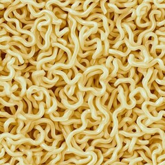 Unprepared Ramen Noodles Food Seamless Pattern Texture