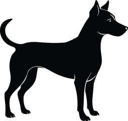 Dog sillouette,Dog vector,Dog icon silhouette