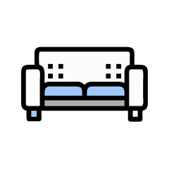 sectional sofa icon design