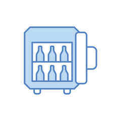 Mini-bar vector icon