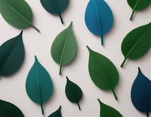 green leaves background