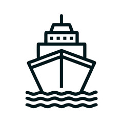 Obraz premium ship icon design