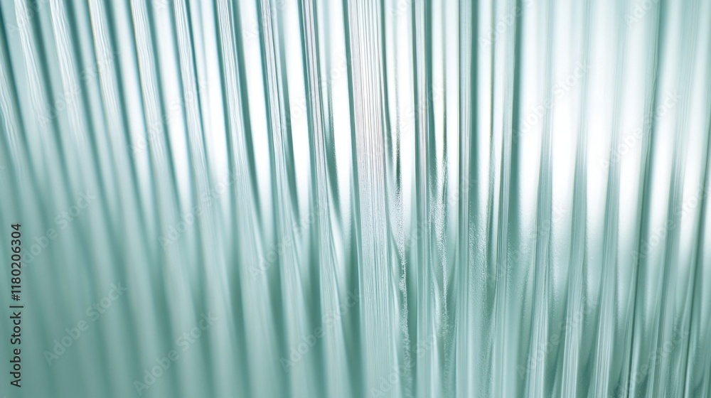 Poster blurred image of a green curtain, great for background or texture