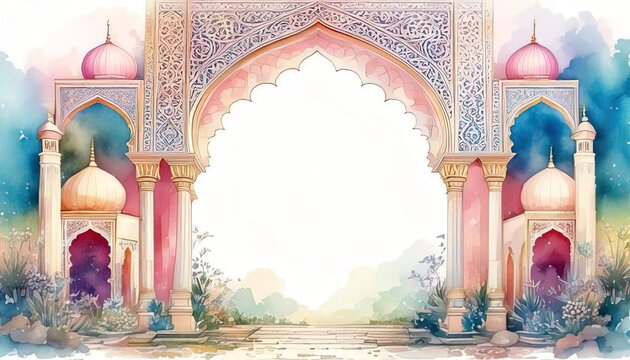  Traditional mosque concept islamic walpaper