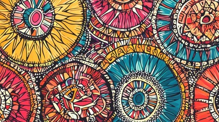 Stunning Colorful Mosaic Pattern Design for Graphic Resources