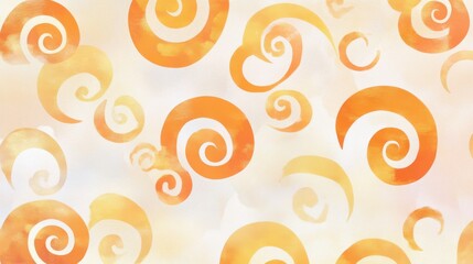 Soft watercolor swirls blending seamlessly in orange, dreamy and serene Illustration --chaos 10 --ar 16:9 --style raw --stylize 0 --v 6.1 Job ID: a00cf5bf-84b5-4ee3-b1a9-40db8217b6b8