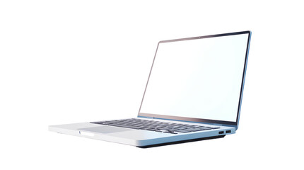 Photo of 3D illustration Laptop isolated on transparent background