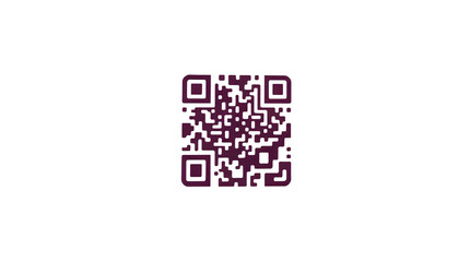 Photo of Qr code isolated on transparent background
