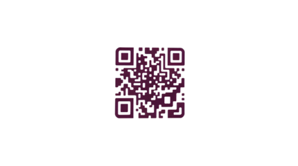 Photo of Qr code isolated on transparent background