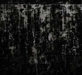 Obraz premium Grunge metal wall texture background, suitable for Halloween theme background, old cracks in cement, dusty old film effect texture, horror concrete imitation facade wall, generative AI