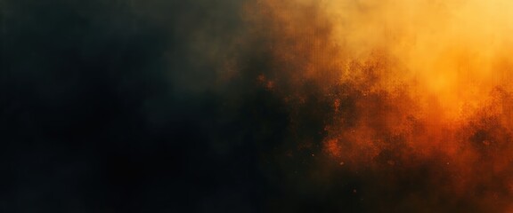 Abstract fiery texture with dark and orange hues blending seamlessly.  Perfect for backgrounds, design elements, or artistic projects. Evokes feelings of warmth, energy, and intensity.