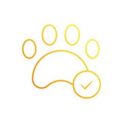Pet-friendly vector icon