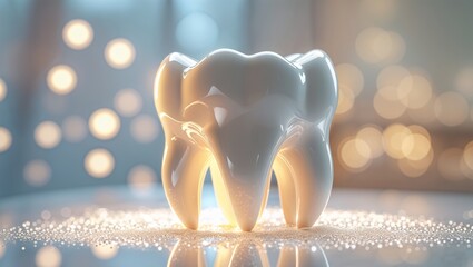 Sleek High-Gloss Ivory White Sculpture of a Flowing Abstract Form, Exuding Elegance and Modern Sophistication with Smooth Curves and a Polished, Reflective Finish