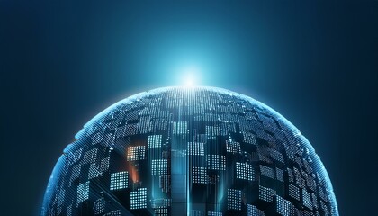 Spherical particles that represent the qubits of a quantum password emit light and rotate while overlapping.