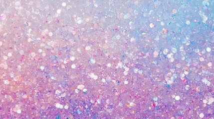 Obraz premium Stunning Iridescent Glitter Texture Background. A captivating pastel-colored glitter backdrop perfect for graphic design projects, social media posts, and more. A vibrant and eye-catching image.
