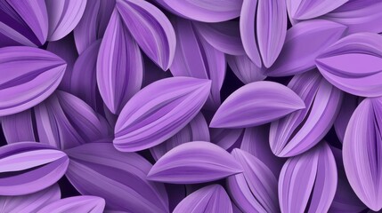 Fototapeta premium Stunning Purple Floral Abstract Design