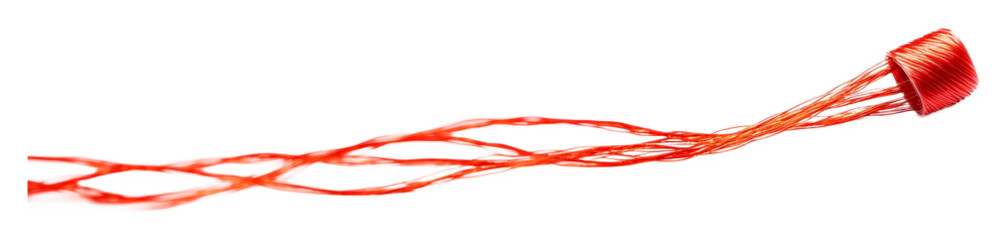 Reliable Fishing Line for Anglers Isolated on White Background