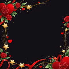 frame for congratulating your beloved woman on Valentine's Day