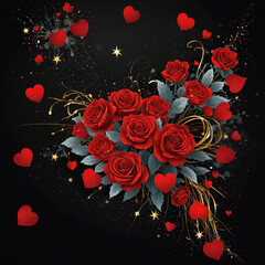 frame for congratulating your beloved woman on Valentine's Day