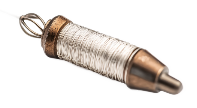 Fishing Line Threader for Easy Setup - Isolated on White Background