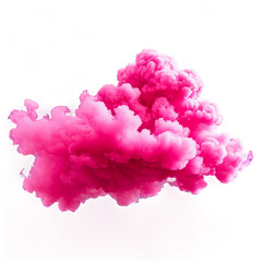 Fototapeta premium magenta smoke isolated on transparent background