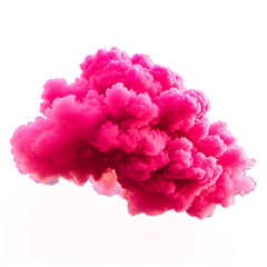 Fototapeta premium magenta smoke isolated on transparent background