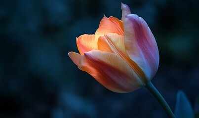 Fototapeta premium Beautiful spring tulips in the Brooklyn Botanic Garden