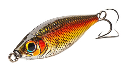 Fishing Lure Jig Head for Effective Casting - Isolated on White Background