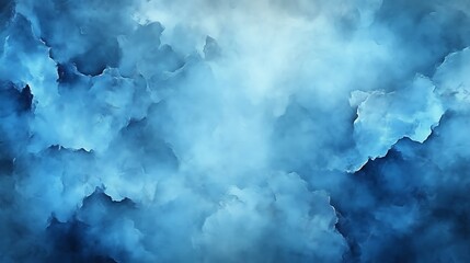 Abstract blue cloudy sky background.