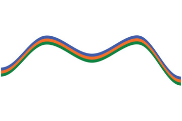 abstract colorful wave background