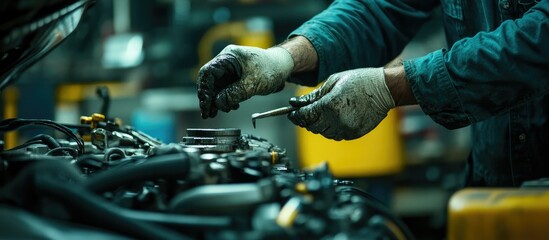 Mechanic Repairing Car Engine: Expertise and Precision in Automotive Maintenance