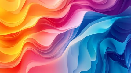 Obraz premium Colorful fluid background dynamic textured geometric element.