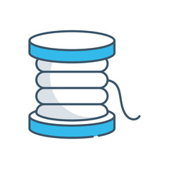 Spool of thread vector icon