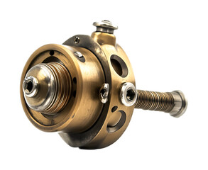 Fishing Reel Drag Knob for Precise Line Control - Isolated on White Background