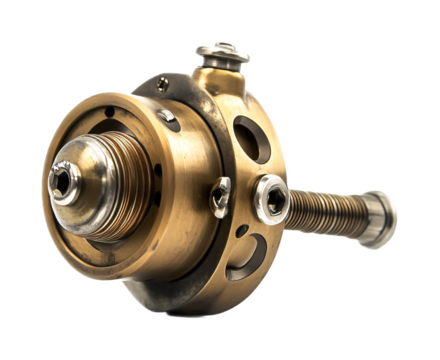 Fishing Reel Drag Knob for Precise Line Control - Isolated on White Background