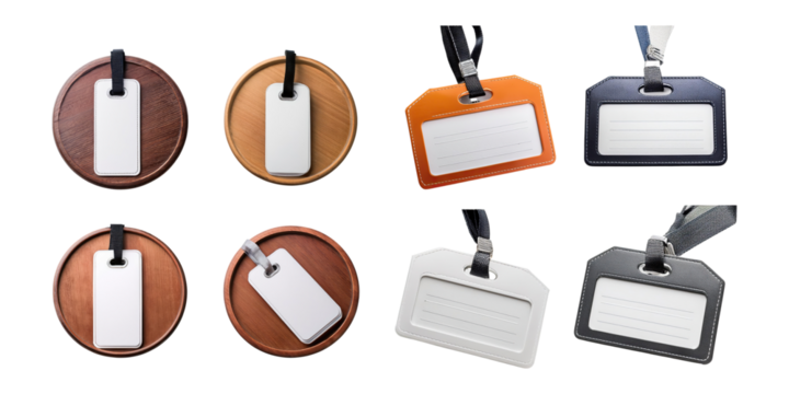 Sleek Tags on Various Backgrounds for Identification Purposes
