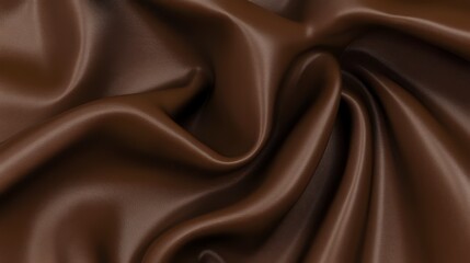 Brown Fabric Texture: A Luxurious and Smooth Fabric Detail. High-Quality Image of a Brown Fabric. Perfect for Design Inspiration and Fabric Selection.